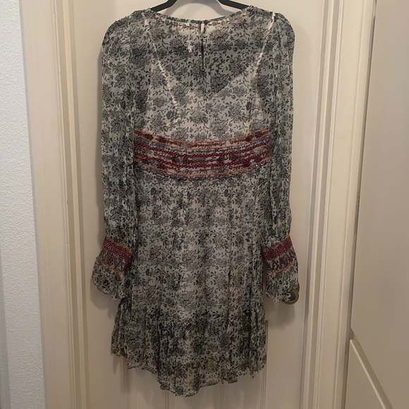 NWT Anthropologie Gisella beaded tunic dress size 0 - Picture 8 of 13